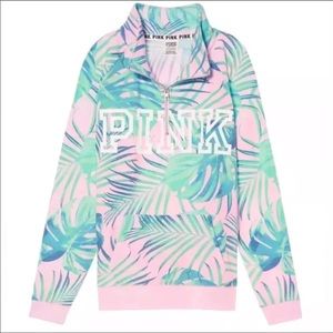 Victoria Secret VS Pink half zip sweater MEDIUM